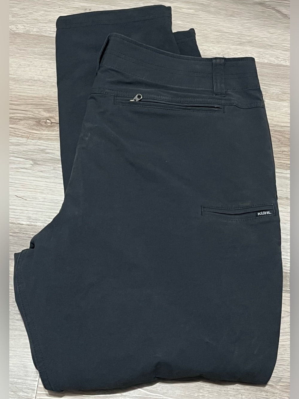 Kuhl Resistor Chino Pants Men 38x29 Black Outdoors Hiking Stretch Outdoors